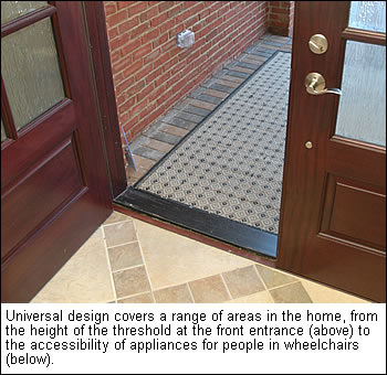 Universal Designed No Threshold Entryway